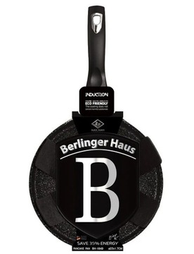 ГРАНИТНАЯ СКОВОРОДА ДЛЯ БЛИНЧИКОВ 28см BERLINGER HAUS BH-7137 BLACK ROSE