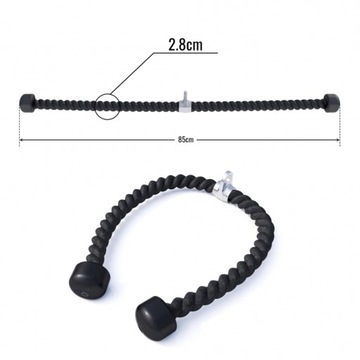 Uchwyt sznur do atlasu wyciągu 85 cm triceps