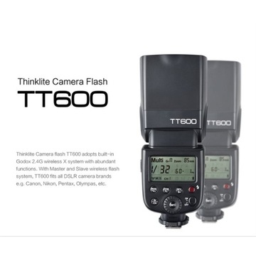 Вспышка Godox TT600 аналогична Quadralite Stroboss 60.