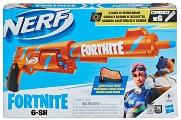 HASBRO NERF WYRZUTNIA FORTNITE 6-SH + 6 strzałek F2678