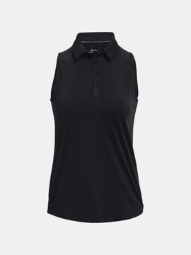 Tank top bez rękawów UA Zinger Polo-BLK