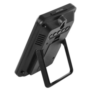 Цифровой, разборчивый, беспроводной черный термометр до 50 м с часами и датой EMOS