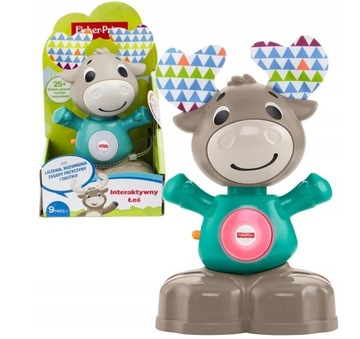 INTERAKTYWNA ZABAWKA NA PREZENT ŁOŚ FISHER-PRICE LINKIMALS GKC34