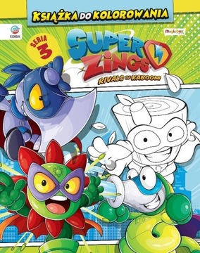Super Zings. Książka do kolorowania + figurka