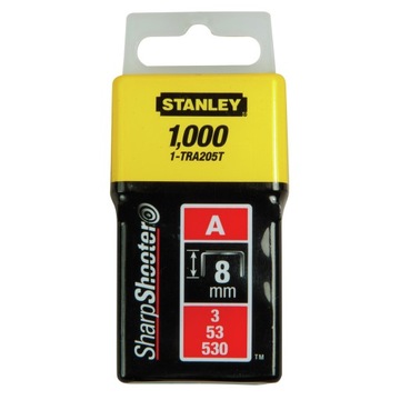 Zszywka typ A 353530 8mm 1000 sztuk Stanley TRA205-T1