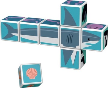 МАГНИТНЫЕ БЛОКИ MAGICUBE МОРСКИЕ ЖИВОТНЫЕ
