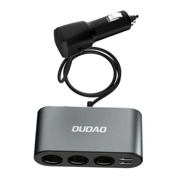 АВТОМОБИЛЬНОЕ ЗАРЯДНОЕ УСТРОЙСТВО DUDAO 2x USB / 3x РАЗЪЕМ ПРИКУРИВАТЕЛЯ