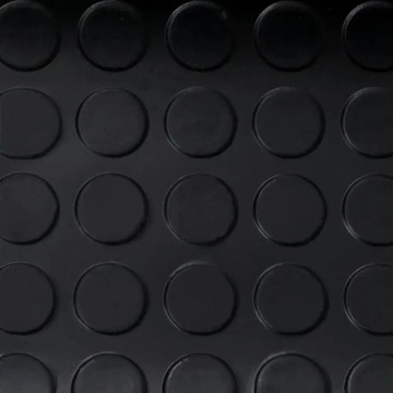 Коврик резиновый, противоскользящий, в горошек, 2 х 1 м.