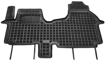 Коврики резиновые с боковиной, Opel Vivaro II, 2014-2019 гг., 1-й ряд, 3-местный