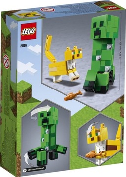 LEGO 21156 Minecraft Bigfig Крипер и Оцелот