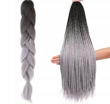 Синтетические волосы для косичек Дреды Ombre Straight