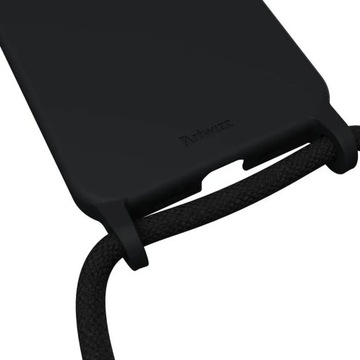 Силиконовый чехол ArtWizz HangOn для iPhone 13 Pro с черным ремешком