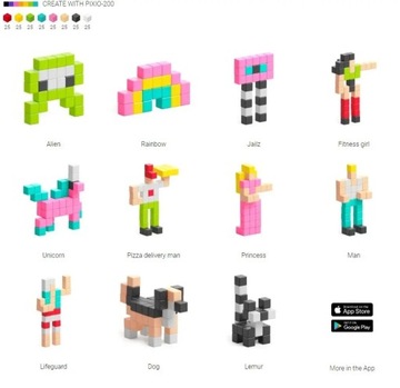 МАГНИТНЫЕ БЛОКИ PIXIO 200 ДИЗАЙН