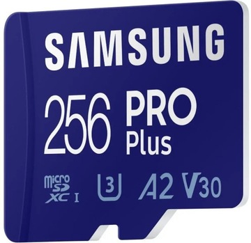 КАРТА microSDXC Samsung Pro PLUS 2023 256 ГБ UHS-I U3 + устройство чтения карт памяти