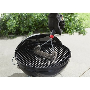 weber Weber Trójstronna szczotka do czyszczenia rusztów, długość 30 cm