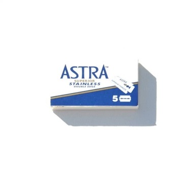 Запасные лезвия для бритвы Astra Superior из нержавеющей стали, 5 шт.