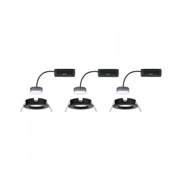 Светодиодный комплект Paulmann NOVA Plus DIM 3x6W 2700K 50° - черный