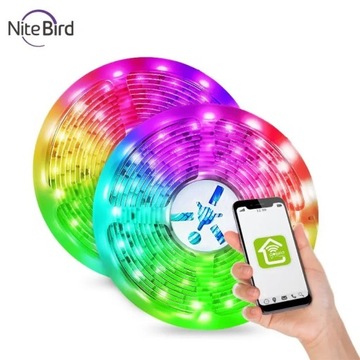 Интеллектуальная светодиодная лента NiteBird SL3 (2х5м), Туя