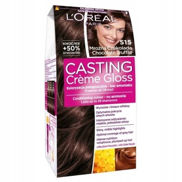 L'Oreal Paris Casting Creme Gloss 515 Mroźna Czekolada farba do włosów