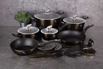 WOK GRANITOWY 28cm BERLINGER HAUS BH-6610