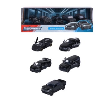 Majorette Набір Black Edition 2.0, 5 шт. транспортних засобів