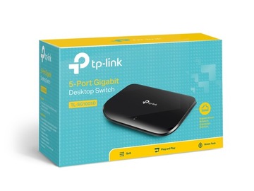 TP-LINK Przełącznik typ desktop 5portów TL-SG1005D