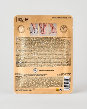 IROHA Nature Repair Foot Mask регенерирующая маска для ног в виде носка.