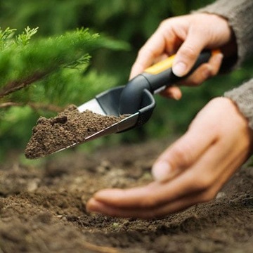 FISKARS Premium Planters Лопатка широкая, маленькая 1000726