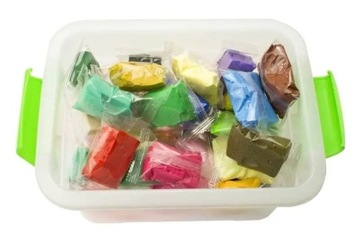 Волшебный пеноколин, пластилин, пластилин, 12х15г, цвет + 3 накатки, коробка