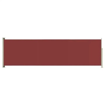 ВЫДВИЖНОЙ БОКОВОЙ ТЕНТ ДЛЯ ТЕРРАСЫ 180X600CM КРАСНЫЙ