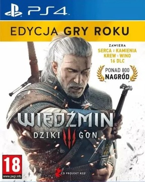 Wiedźmin 3 Dziki Gon Edycja Gry Roku GOTY PL PS4 nowa