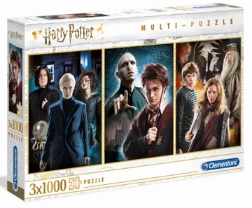 Puzzle 3 x 1000 elementów. Harry Potter