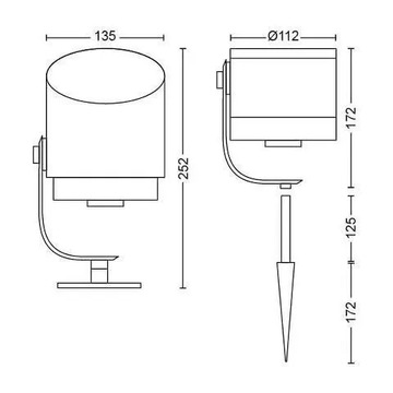 Philips Hue Lily XL 15 Вт уличный прожектор