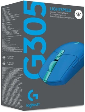 Mysz bezprzewodowa Logitech G305 LIGHTSPEED optyczna Gaming niebieska