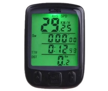 ВЕЛОСИПЕДНЫЙ СЧЕТЧИК ВОДОСТОЙКИЙ ЖК-СПИДОМЕТР ДЛЯ ВЕЛОСИПЕДА 27 ФУНКЦИЙ
