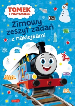 Tomek i Przyjaciele Zimowy zeszyt zadań z naklejkami kolorowanka