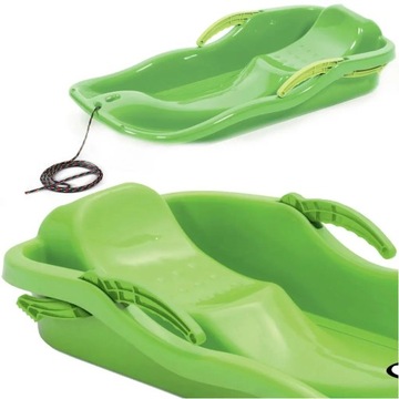 САНКИ С ТОРМОЗАМИ, ПЛАСТИКОВАЯ СПИНКА, БОЛЬШАЯ БОБСЛИ-ГОРКА