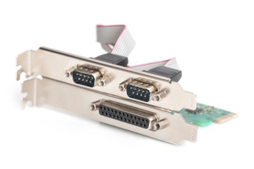 Контроллер Digitus PCIe COM+LPT, 2x RS-232/COM, 1x