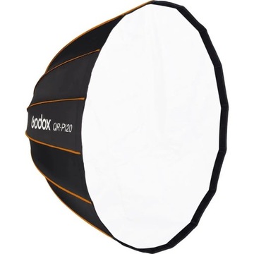 SOFTBOX PARABOLICZNY GODOX QR-P120 DO APARATU LAMPA FOTOGRAFICZNA PRO