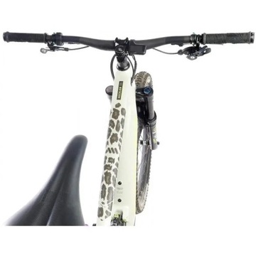 Naklejki na rower Ochrona Ramy Rowerowej MTB AMS - Clear Cheetah