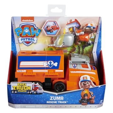 Spin Master Psi Patrol Rescue Truck Zuma Ciężarówka Ratunkowa