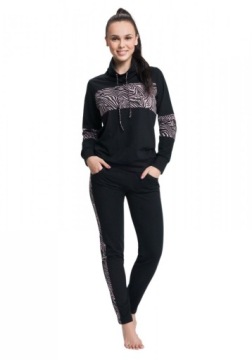 ЖЕНСКИЙ СПОРТИВНЫЙ КОСТЮМ LUNA 308/1 ЧЕРНЫЙ XXL