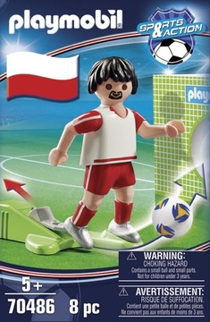 PLAYMOBIL 70486 PIŁKARZ REPREZENTACJI POLSKI