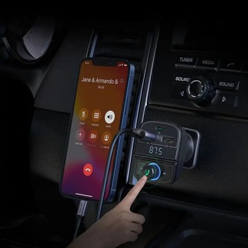 FM-передатчик UGREEN CD229, Bluetooth 5.0, USB QC
