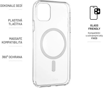 Фиксированный прозрачный чехол MagPure с MagSafe для iPhone 11