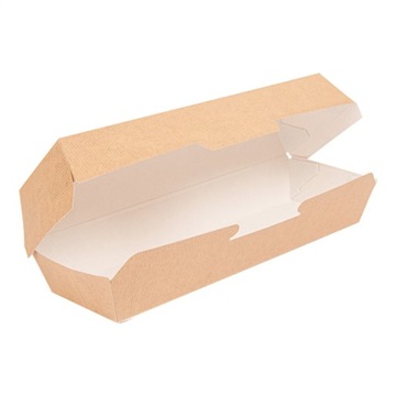 Opakowanie na Hot Dog termiczne pudełko na wynos 23,2x9x6,3 cm 50 szt.