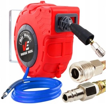 ПНЕВМАТИЧЕСКИЙ ШЛАНГ, ШЛАНГ КОМПРЕССОРА С НАМАТКОЙ, БАРАБАН, 15М, ПОВОРОТНЫЕ СОЕДИНЕНИЯ