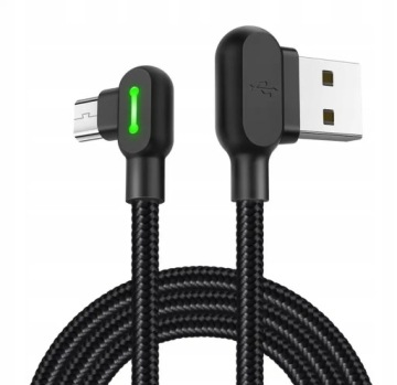 MCDODO FAST ANGLE LED microUSB КАБЕЛЬ 3М