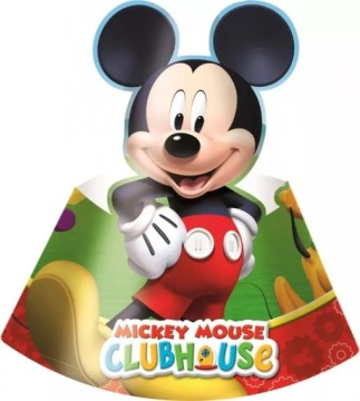 Шапочки паперові Playful Mickey 6 шт.
