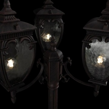 Светильник уличный садовый столб черный 239 см Maytoni